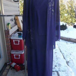 AFTERDARK PURPLE FORMAL WEDDING MOB DRESS 10
